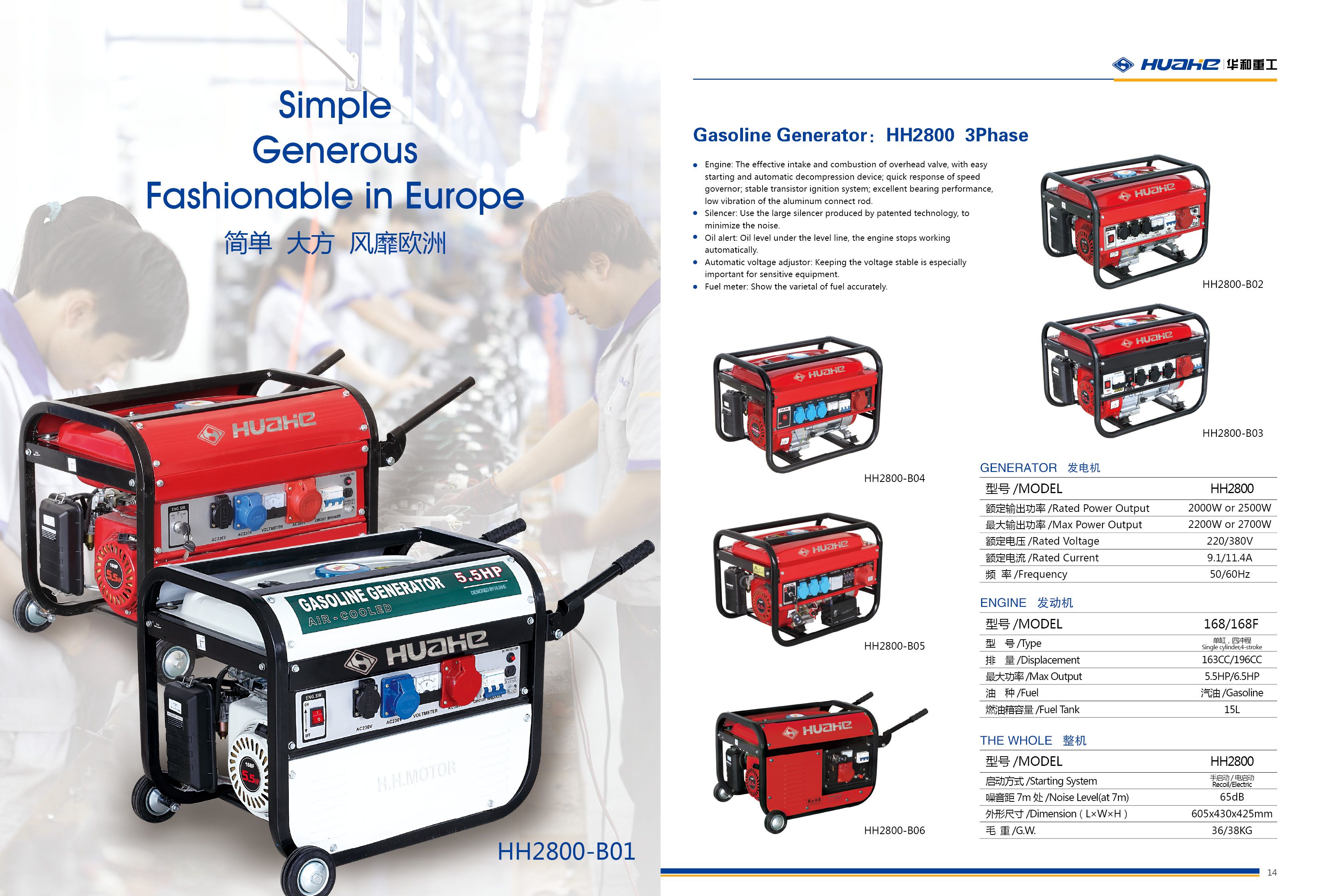 2500W gasoline generator 汽油发电机详情图3