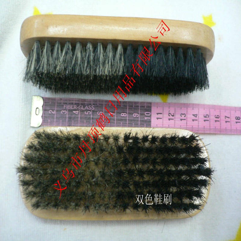 鞋刷 木制鞋刷 鞋刷批发 双色鞋刷 shoe brush详情图2