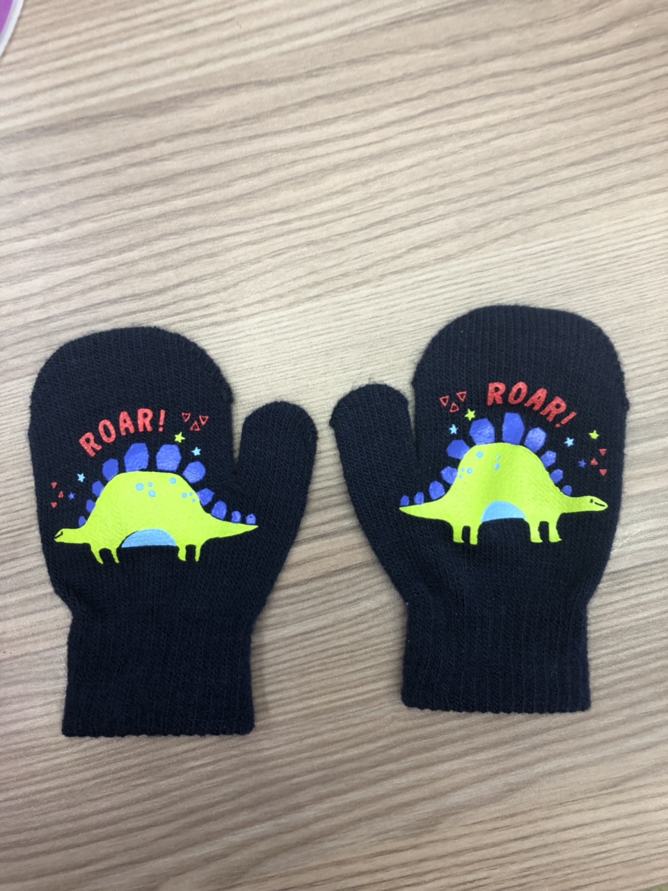 Tie Dye Printed Gloves Easy To Use Gloves Multi-Colored Gloves Practical Gloves 5 Specification drawing