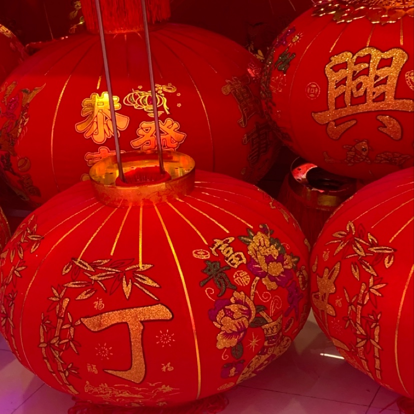 "National Trend New Year and Spring Festival Wooden lantern Children's diy handicraft material package, ancient-style luminous hand-held small flower lantern, wooden carved palace lantern 5