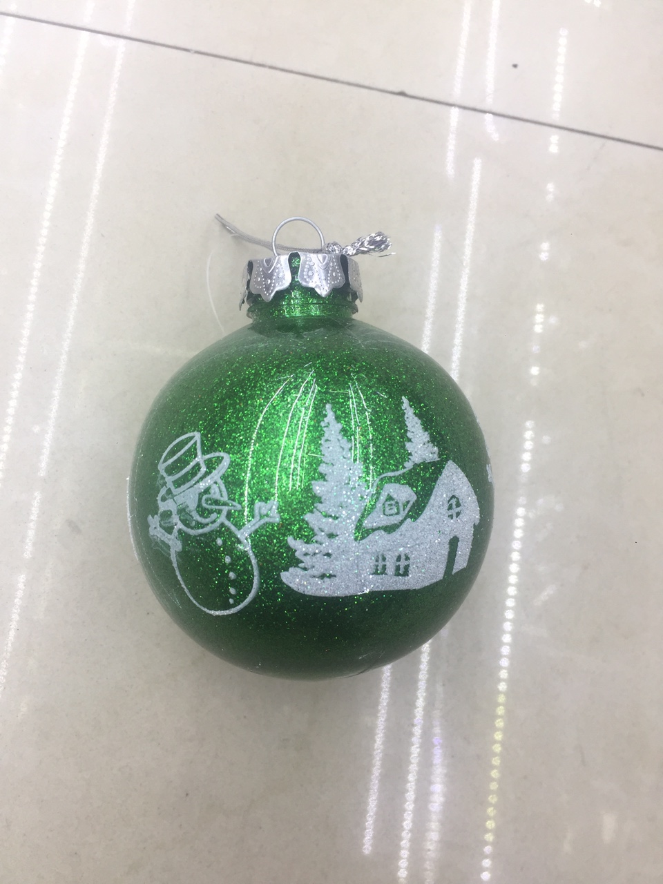 圣诞球 圣诞装饰品 彩绘球