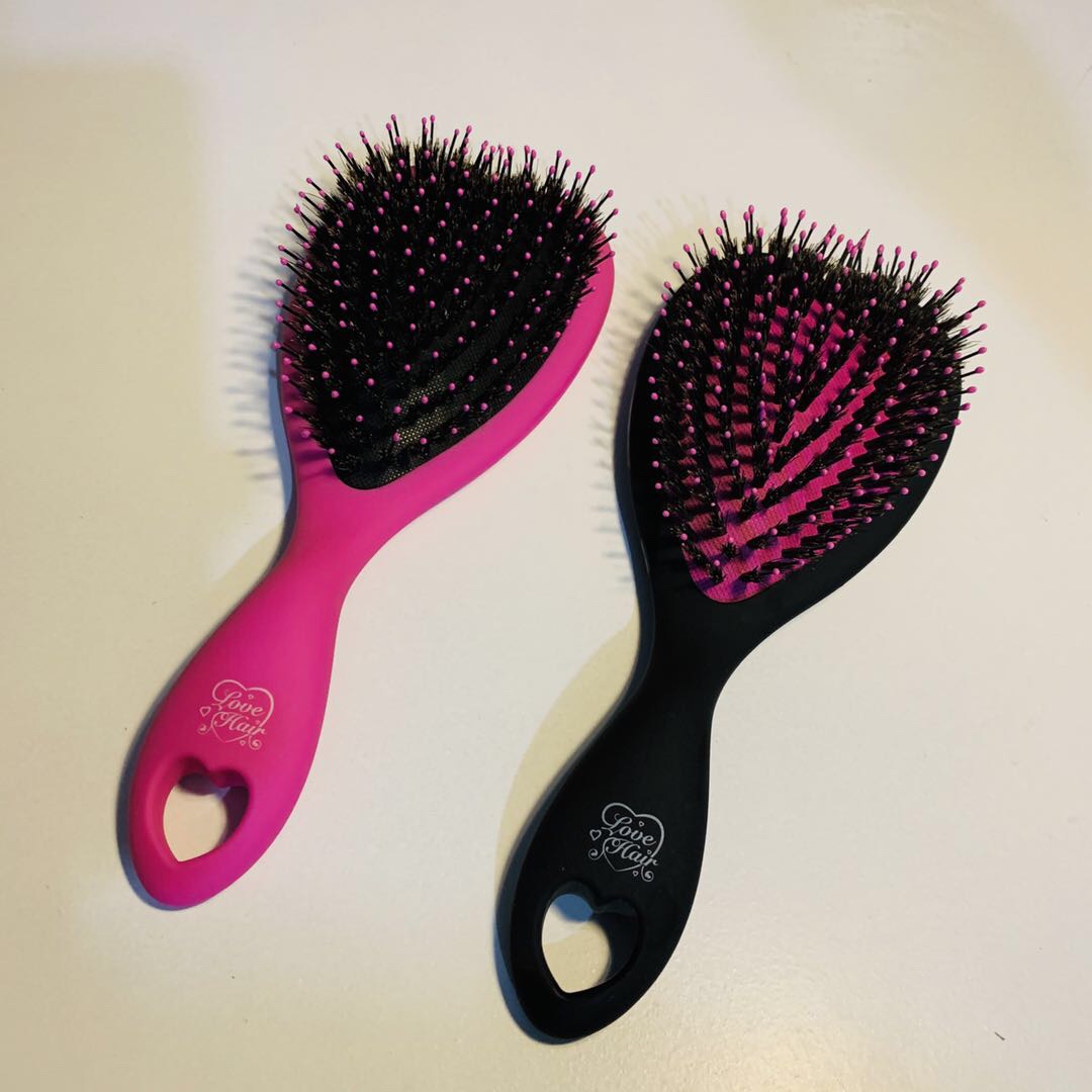 Hairy heart-shaped comb, women's airbag comb, Korean version, durable home massage comb, air cushion comb details Picture