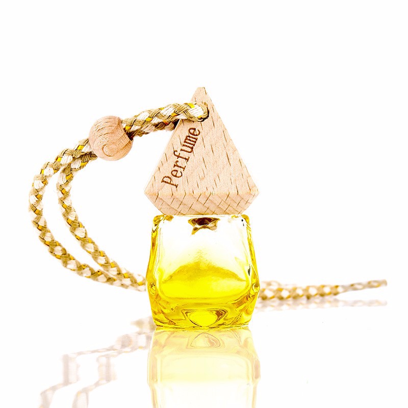 彩色6ml钻石型玻璃香水瓶挂件 金字塔盖菱形香水瓶 量大价优详情图7