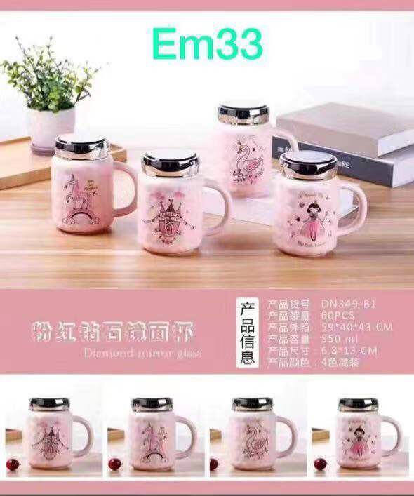 陶瓷马克杯美女