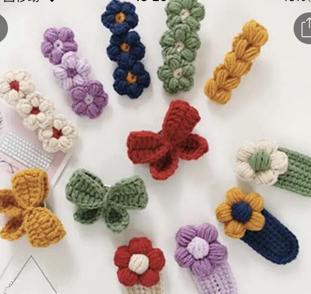 Wool Hand Hook Small Flower Application Scenario