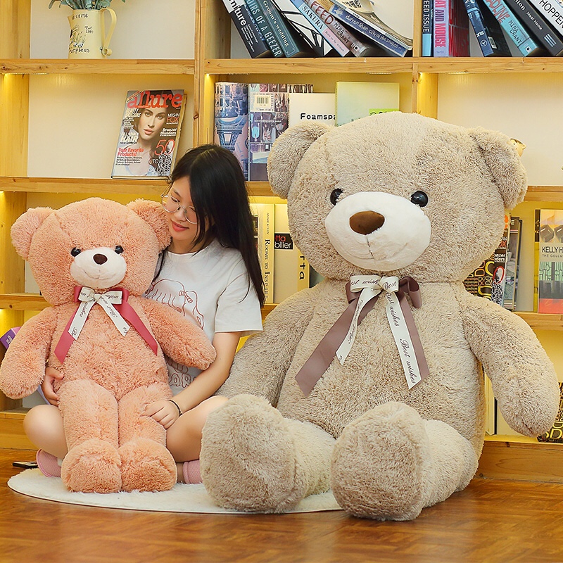 The 2022 new plush toy wedding bear, which doesn't shed, is a high-end gift for boys and girls in supermarkets undefined