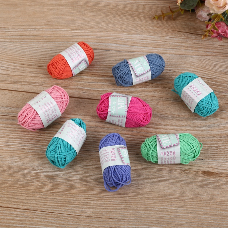 Factory direct sales of handmade DIY acrylic polyester yarn sets detail image 2