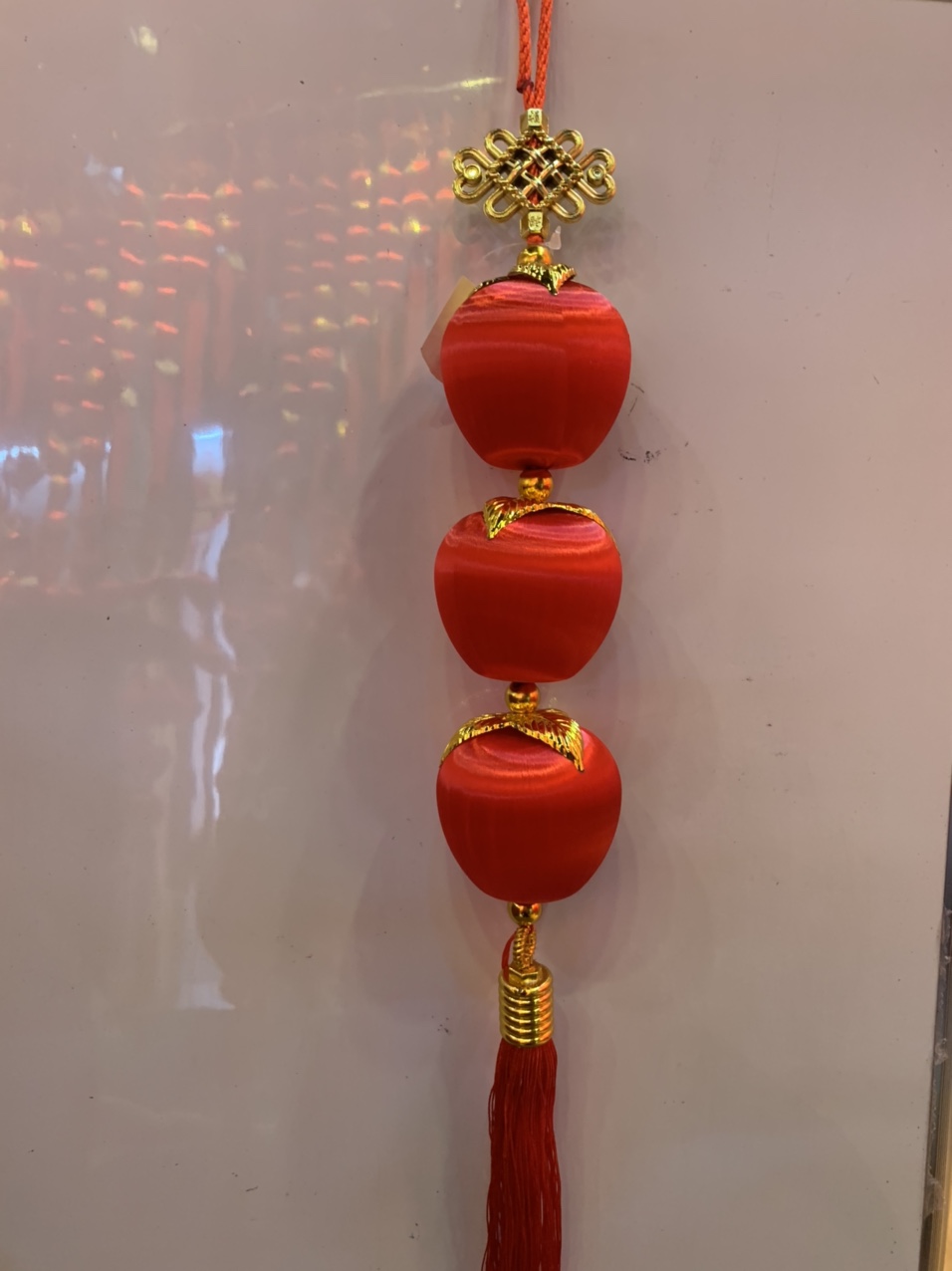 New Year's apple pendant