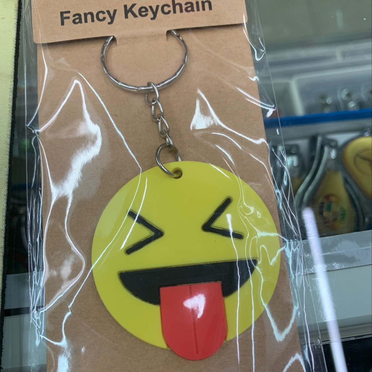 笑脸钥匙扣
