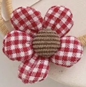 Small Five-Petal Cloth Flower Application Scenario