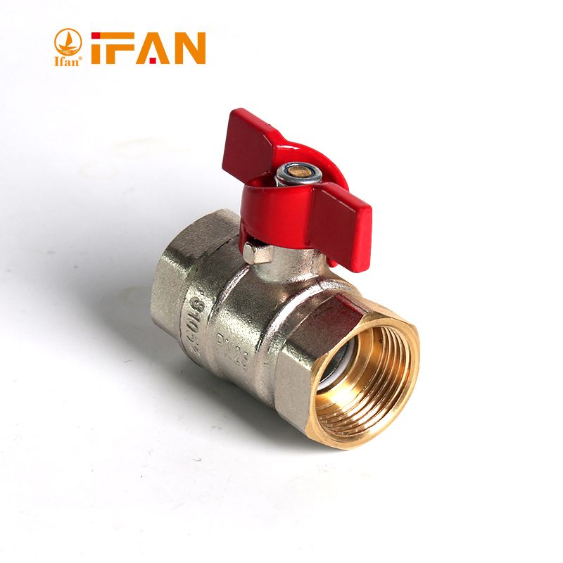 IFAN Factory direct sales 81068 internal thread ball valve, 3/4FF-B copper ball valve, butterfly handle ball valve Item Picture