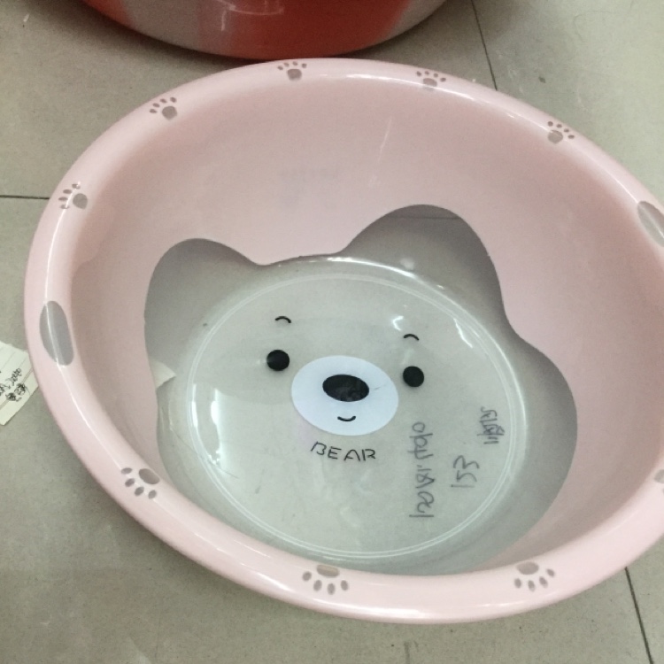 小熊脸盆