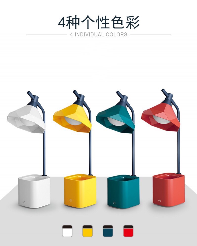 Diamond stone LED pen tube lamp student learning creative desk lamp thumbnail