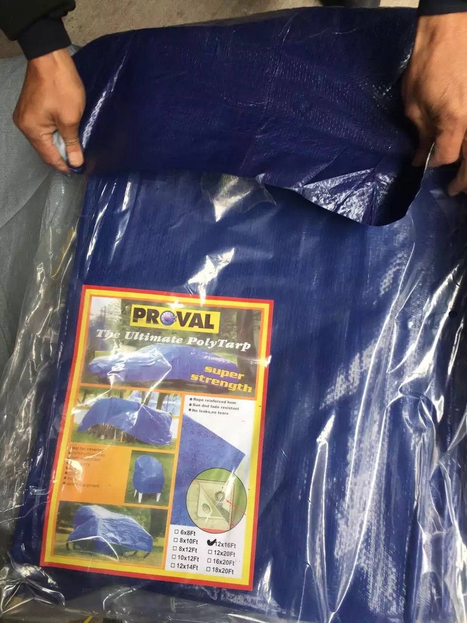 篷布，雨布，防雨布细节图