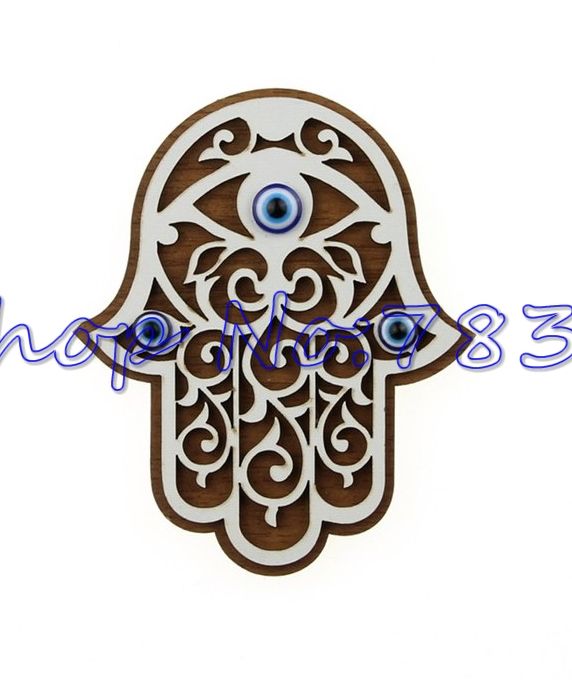 上帝之手冰箱贴 木头旅游记念品 木头冰箱贴