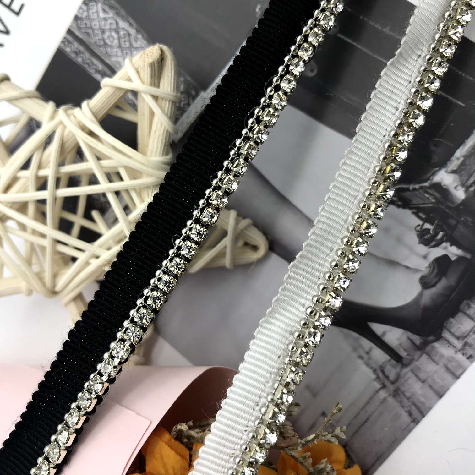 Diamond Chain Bead Chain Lace Webbing Lace undefined