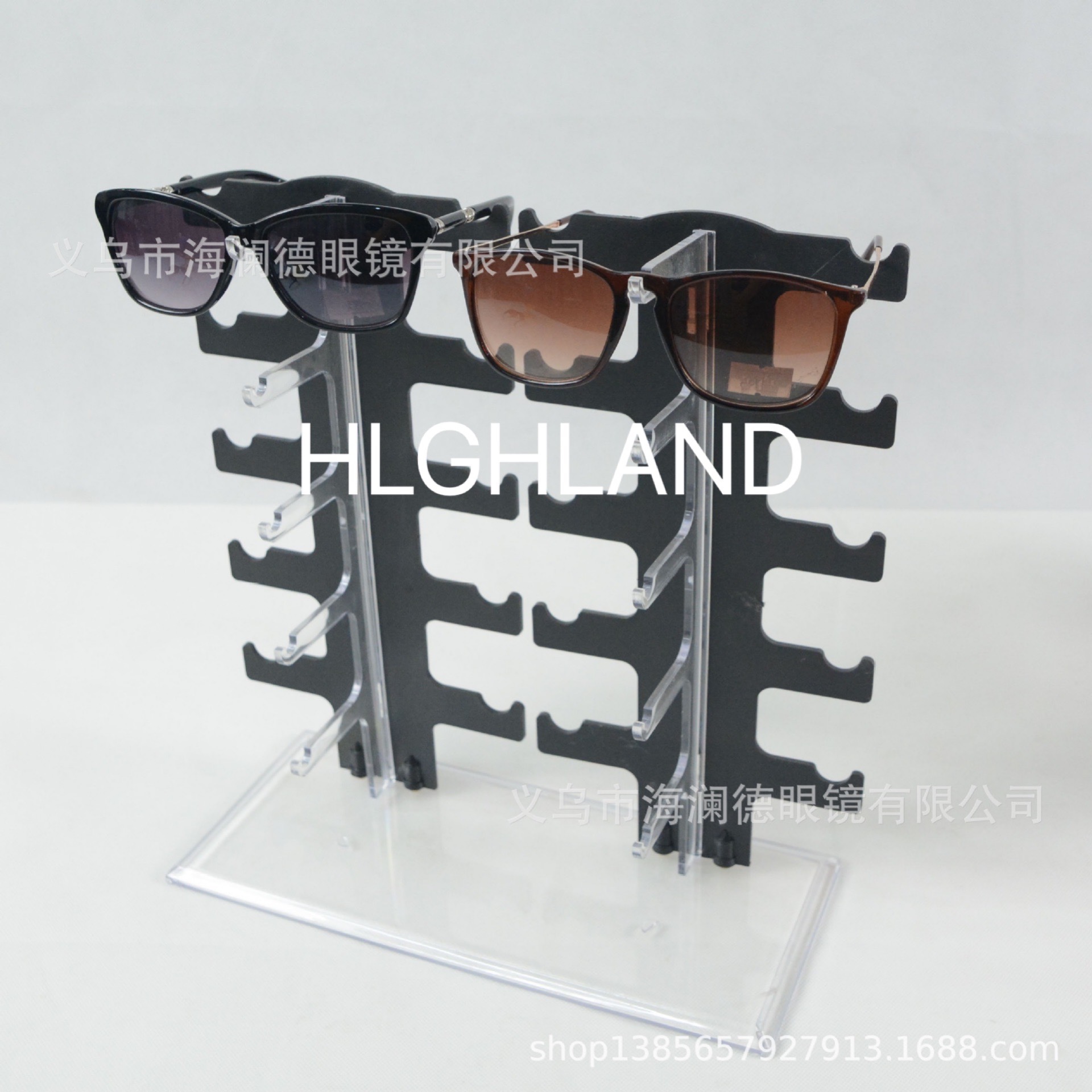 海澜德工厂直销 眼镜架眼镜展示架塑料道具亚克力架详情图3