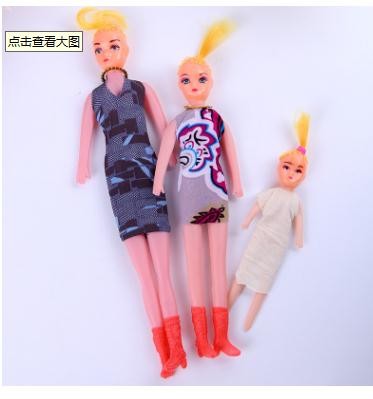 B054 2元三个大美人2065时尚女孩洋娃娃 塑胶娃娃公主可爱女孩详情图1