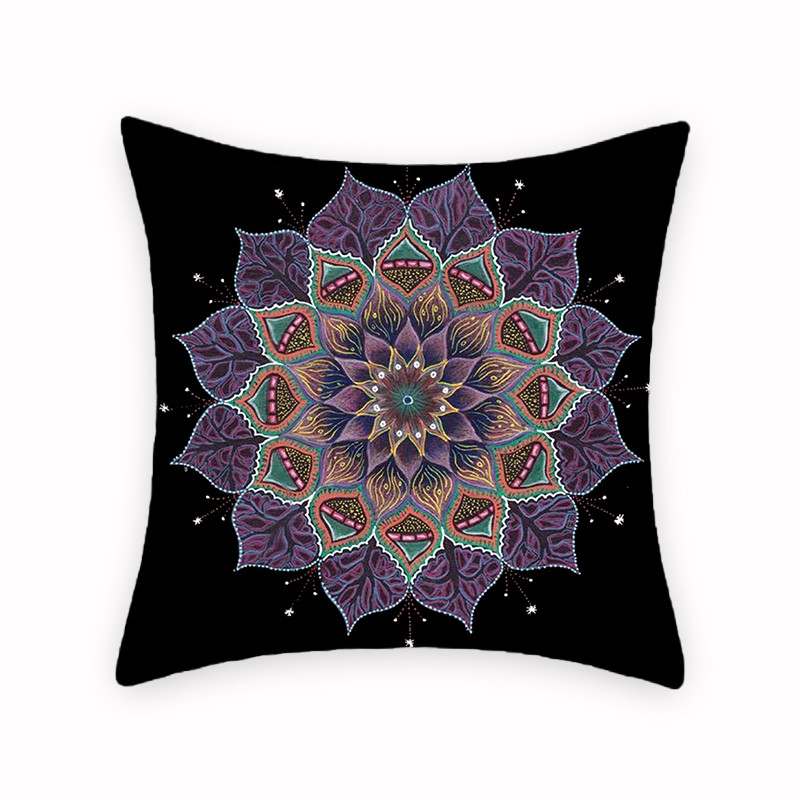 跨境印花亚麻抱枕套 沙发办公室椅子靠背厂家直销支持定制详情图8