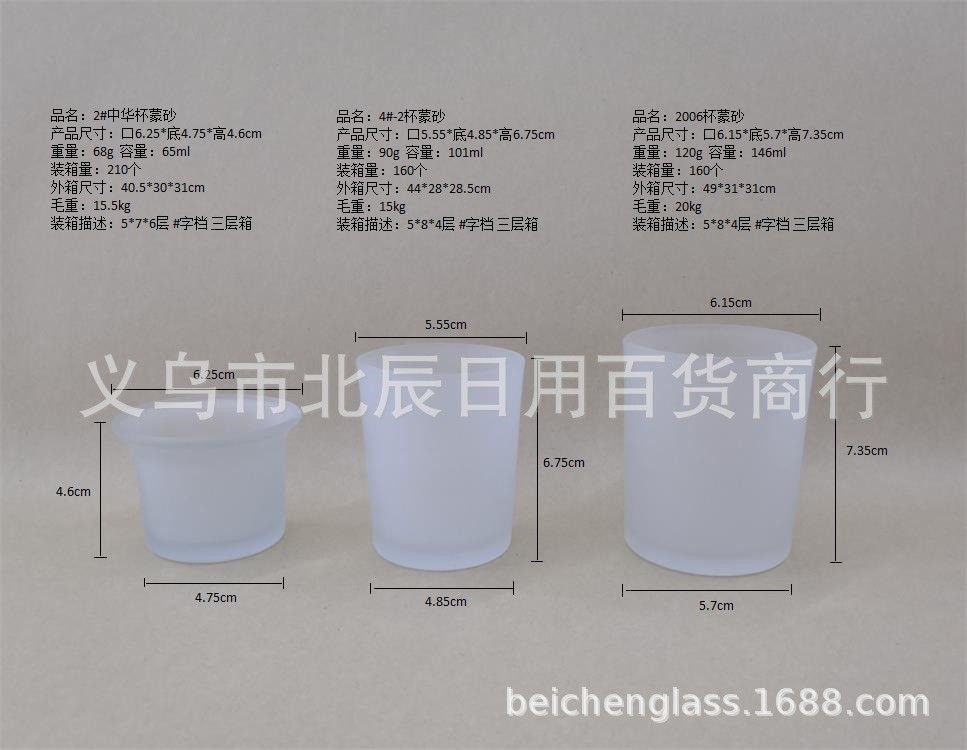 压机制透明玻璃香薰蜡烛台礞砂中华杯4#杯2006杯7084杯9508杯详情图5