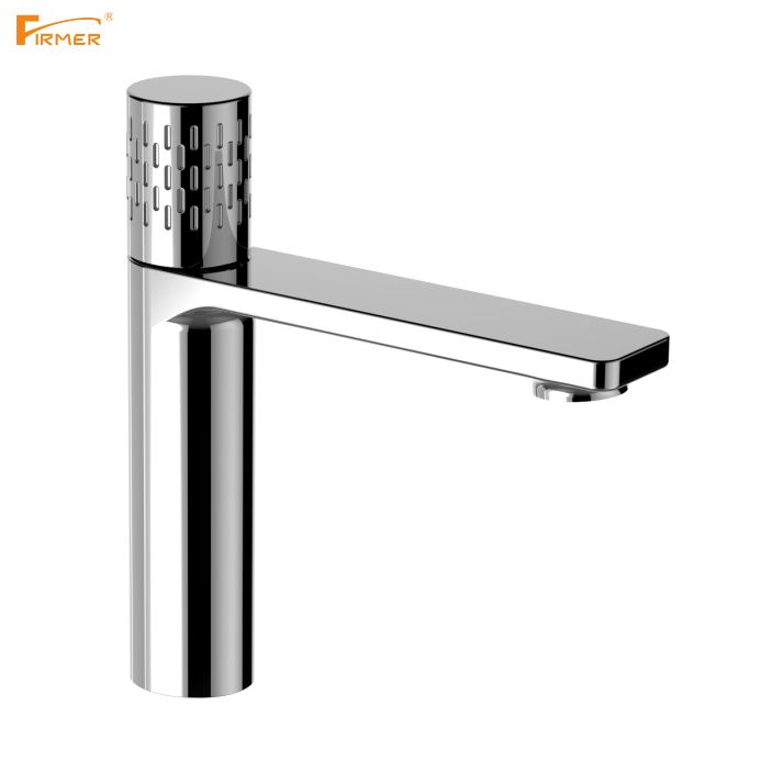 Firmer's Latest High-End Hotel Villa Bathroom Golden Copper High Washbasin Faucet undefined