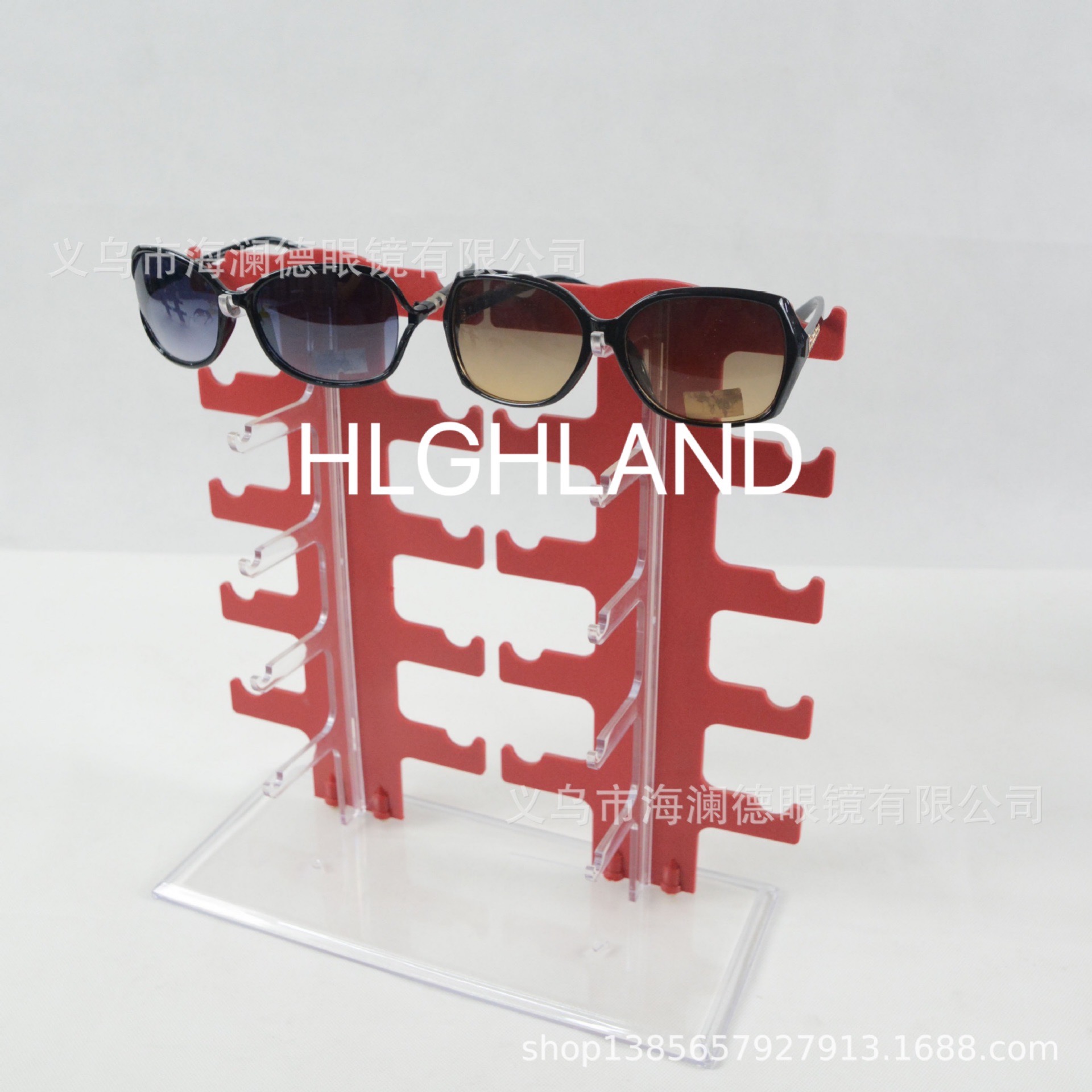 海澜德工厂直销 眼镜架眼镜展示架塑料道具亚克力架详情图2