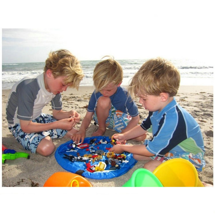 TS防水大容量一秒快速整理袋便携束口抽绳地垫两用 摆地摊收纳袋详情图6