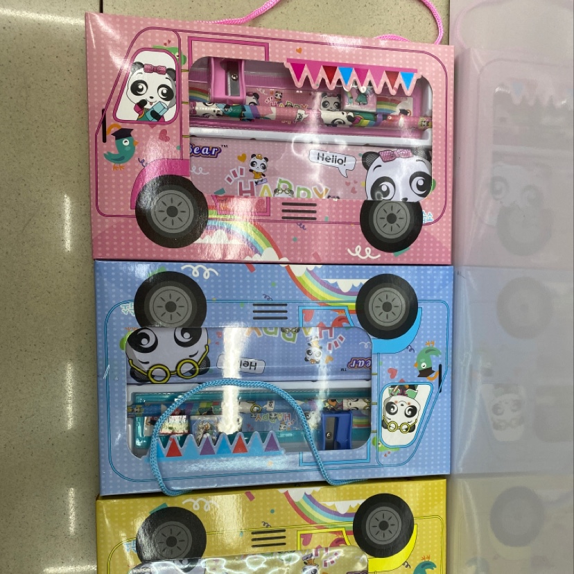 Wangsheng Stationery Office Culture Learning 6018 Stationery Set 002 details Picture