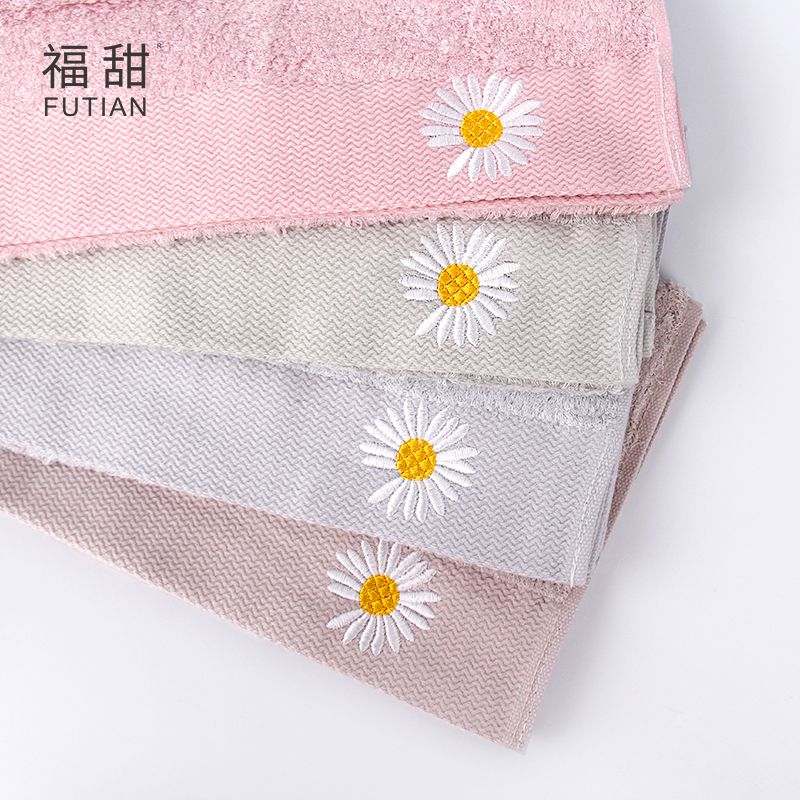 Yiwu Quality Products - Futian - Bamboo Fiber Daisy Children's Towels, Comfortable and Soft Face Towels, Children's skin-Friendly Face Towels, Absorbent Small Towels Application Scenario