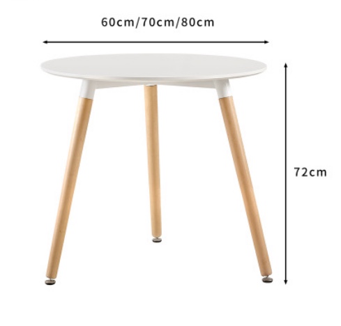 伊姆斯桌子烤漆面实木脚桌子长桌方桌圆桌都有详情图3