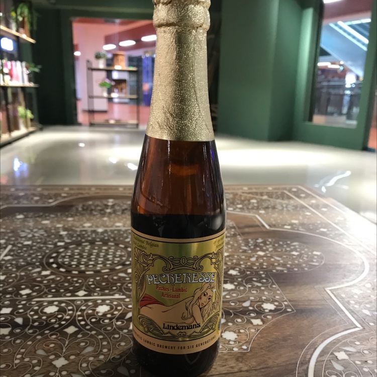 比利时进口林德曼桃子啤酒250ml