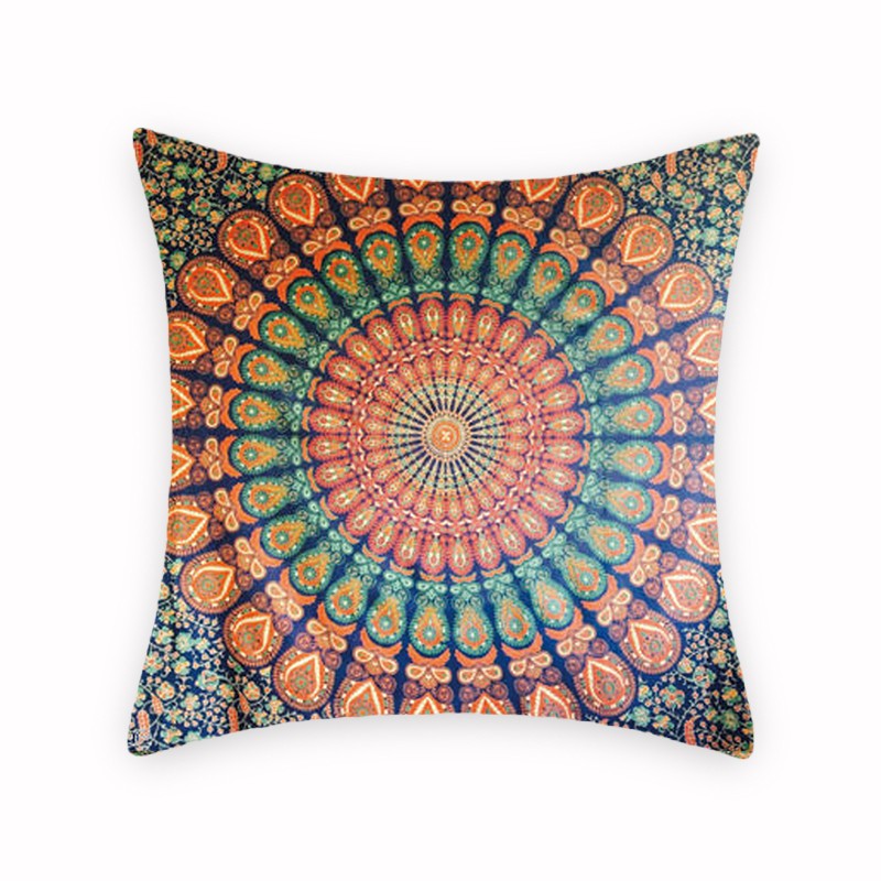 亚马逊热销几何印花抱枕套靠垫 沙发椅子靠背厂家直销支持定制详情图2