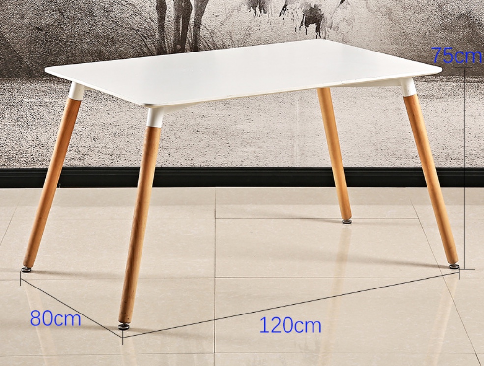 伊姆斯桌子烤漆面实木脚桌子长桌方桌圆桌都有详情图3
