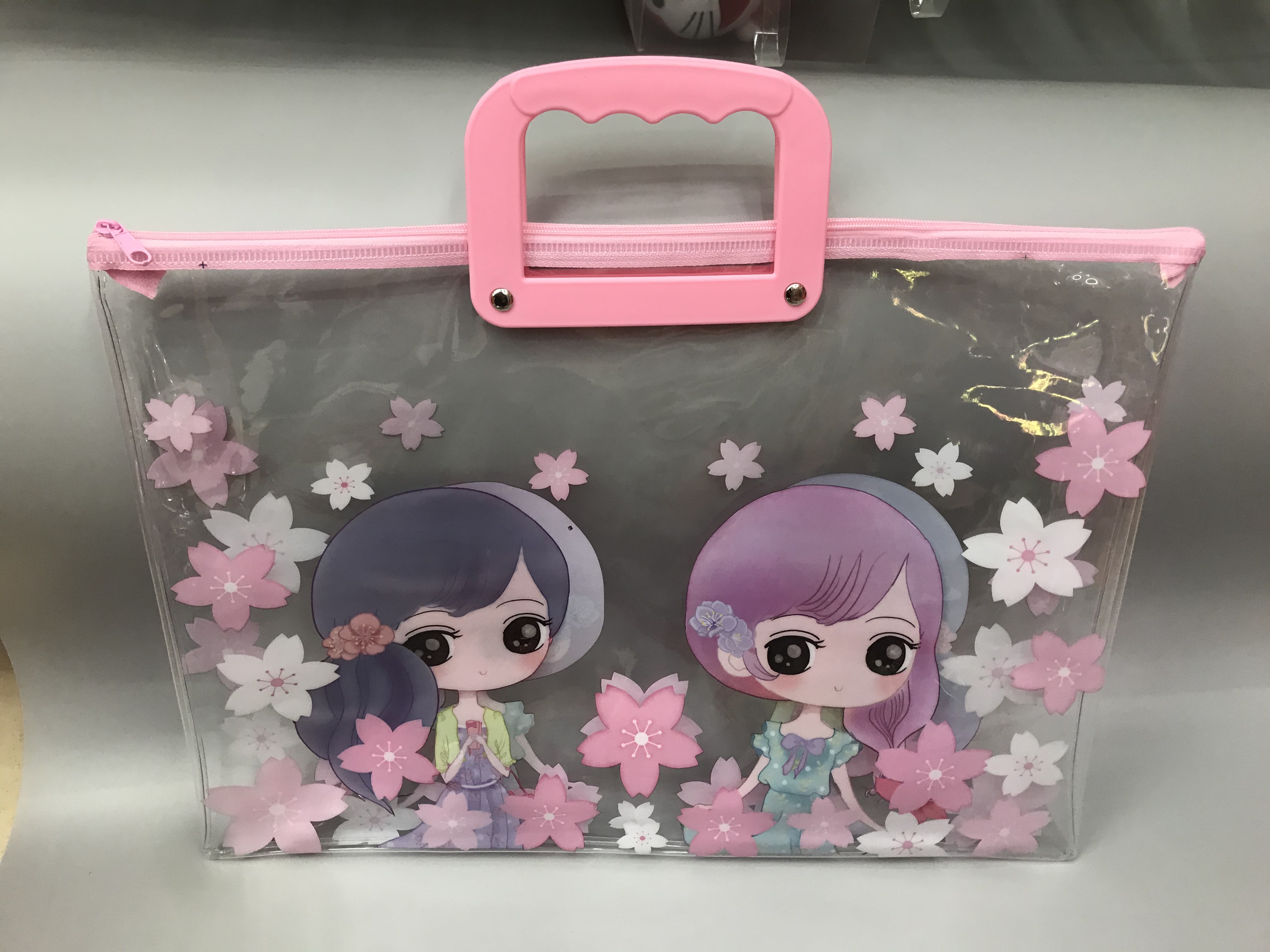 Transparent file bag detail image 3
