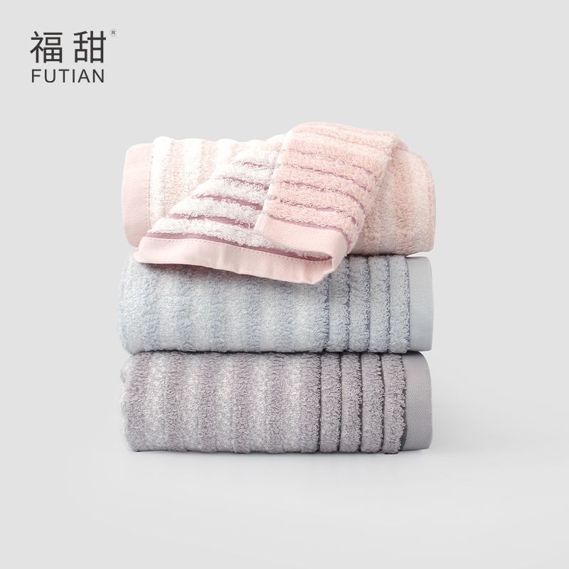 义乌好货-FUTIAN福甜-纯棉浴巾加厚成人情侣浴巾 简约北欧时尚浴巾超柔浴巾产品图