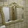欧式雕花皇冠浴室镜玄关装饰镜大挂镜细节图