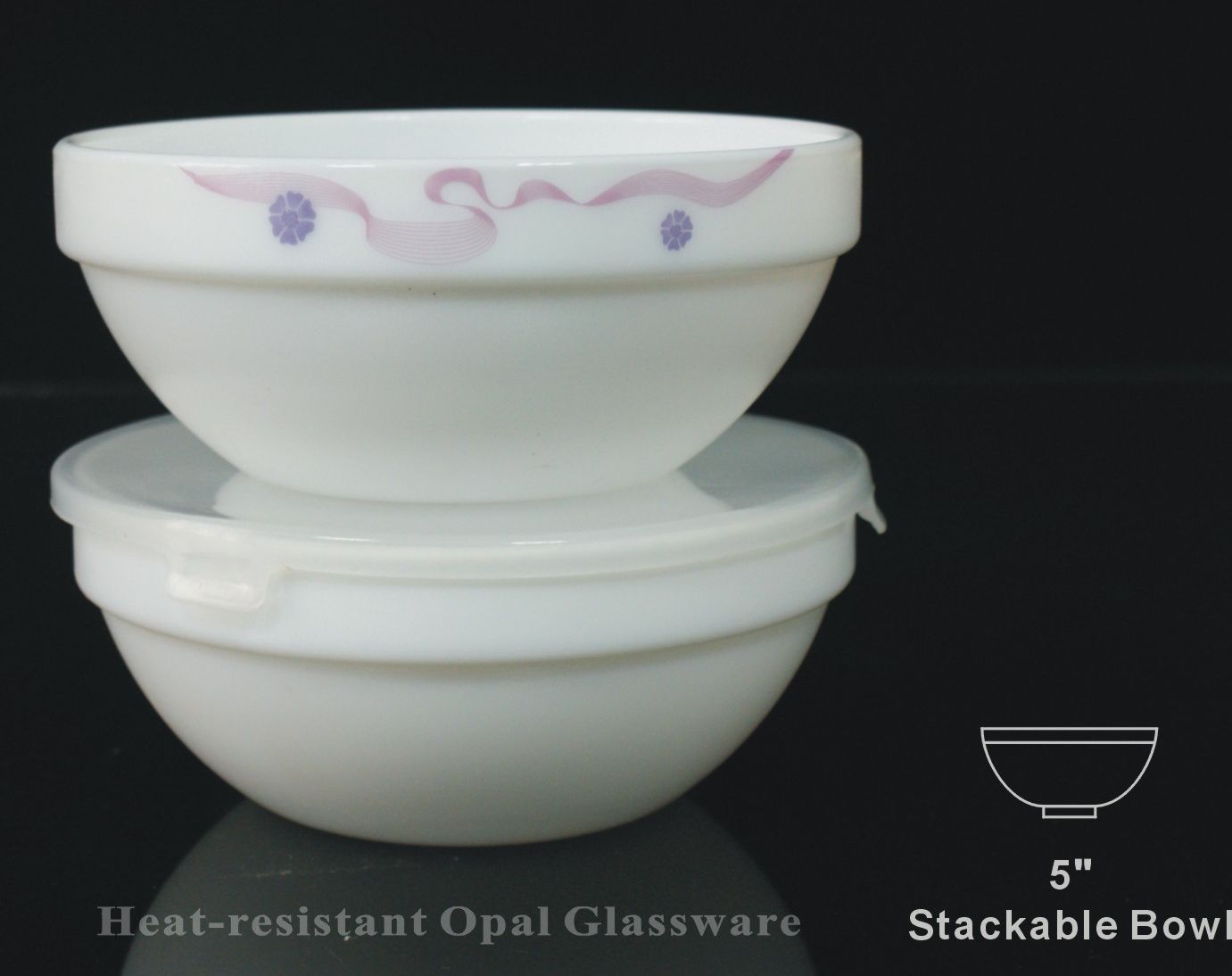 促销保鲜碗玻璃碗小碗义乌好货-SW50 GLASS BOWL细节图