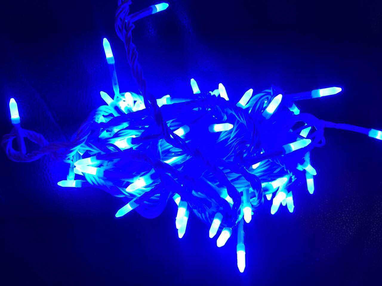 100LED rocket bubble blue light thumbnail