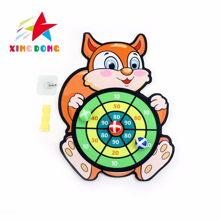 Animal Elephant Squirrel Monkey Christmas Santa Children toys EVA Foam Dart Board Dart thumbnail