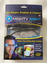 2020TV新款 mighty sight带led灯眼镜老花镜放大镜带蓝灯眼镜看书