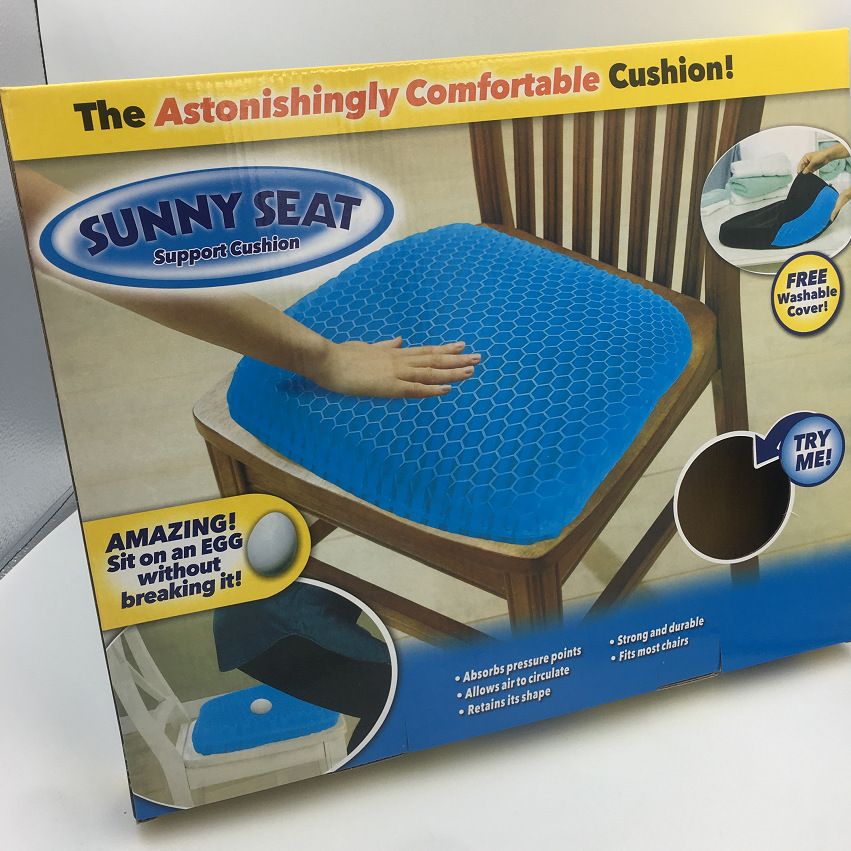 TS Sitter cross border gel honeycomb cushion Egg cushion car office cushion cool and breathable ice cushion