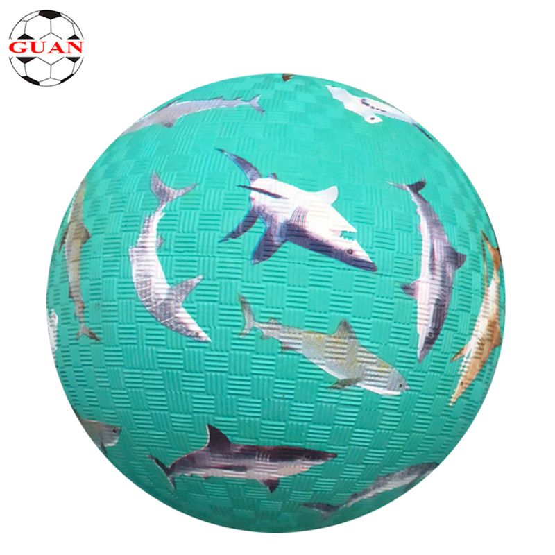 7 inches /17.8cm rubber playground ball children's toy ball thumbnail