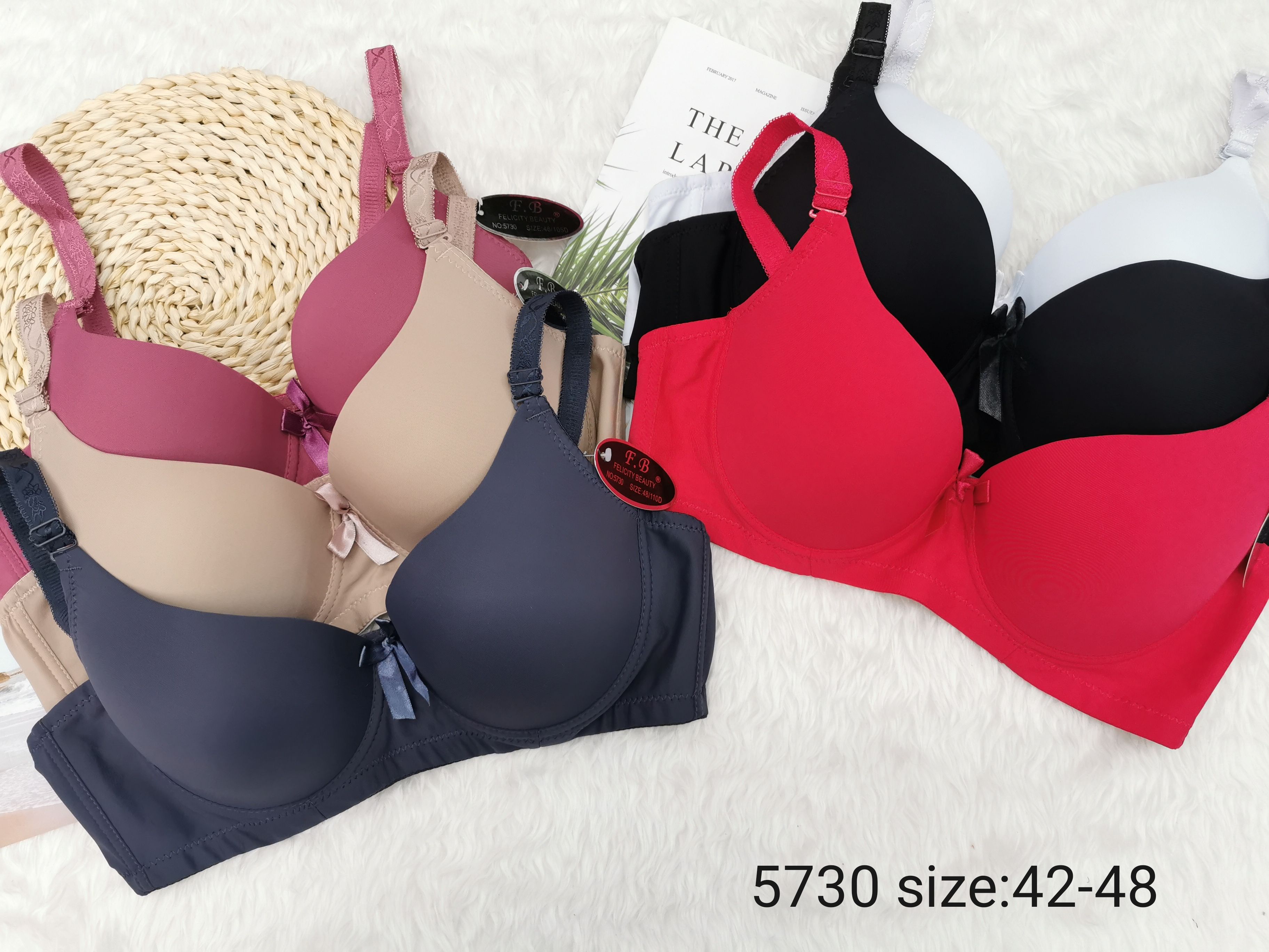 Foreign Trade Bra Single Large Cup Lace Sexy Push-Up Adjustment Bra Sexy Lace Sponge-Free Ultra-Thin Sponge-Free Ultra-Thin Bra