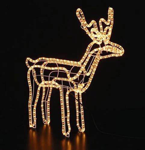 led灯带摇头鹿彩灯户外防水亮化圣诞节装饰灯详情图2
