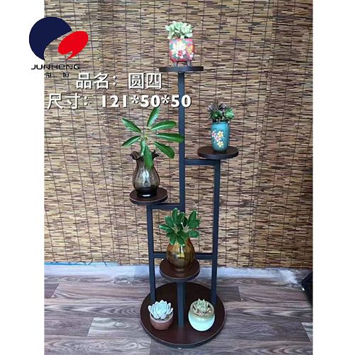 Flower pot wholesale multi-storey interior corner balcony living room green tree household iron flower stand floor to floor Nordic bedroom with A622