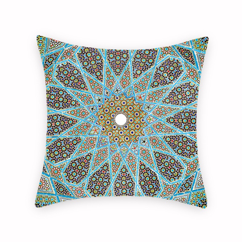 亚马逊热销几何印花抱枕套靠垫 沙发椅子靠背厂家直销支持定制详情图8
