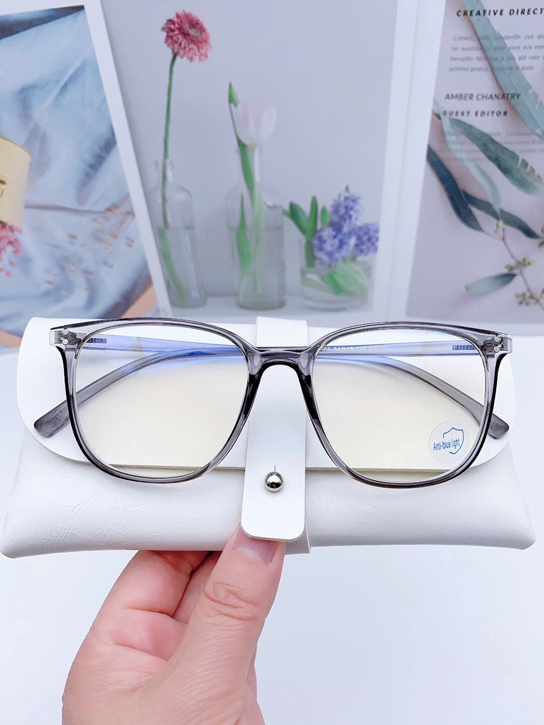 型号：TR8566，韩版潮流素颜显瘦防蓝光眼镜框己出货详情图7