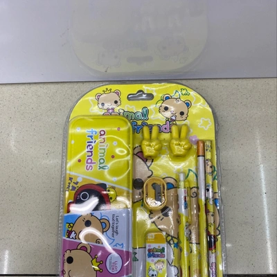 Wangsheng Stationery Office Culture Learning 009 Pencil Case Student Stationery Set