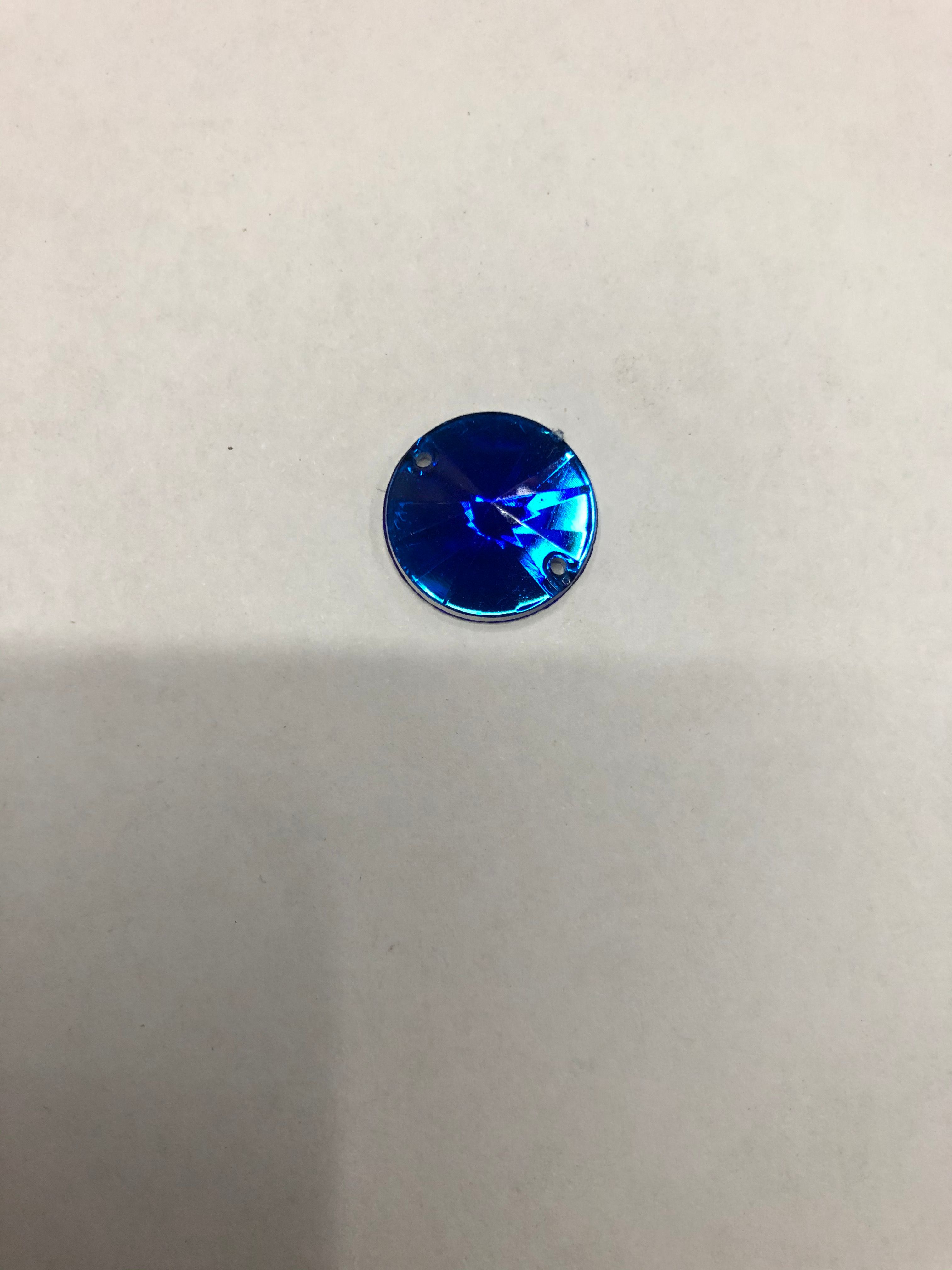深蓝18mm圆形卫星面双孔