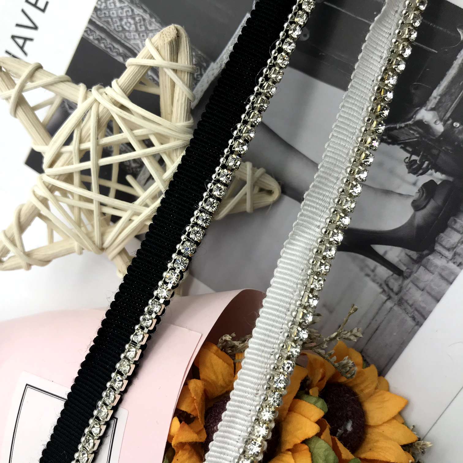 Diamond Chain Bead Chain Lace Webbing Lace undefined